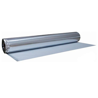 Полотно Normaizol з однобічним фольгуванням алюхолст AL+PET 0,21 мм