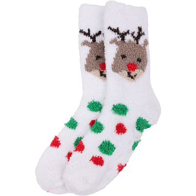 Шкарпетки жіночі La Nuit Home Олень р.one size білий 1 шт.