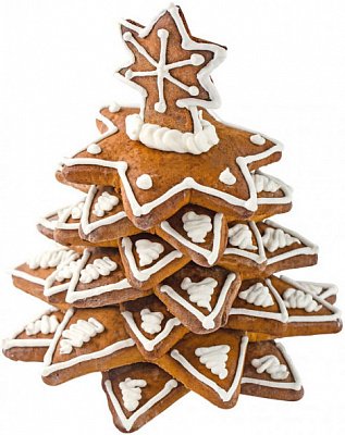 Коржи Делиция оригинальные Пряничная елочка 510 г (4820167916954) 