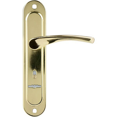 Ручка на планке BRUNO BR-77 77 мм полированная латунь