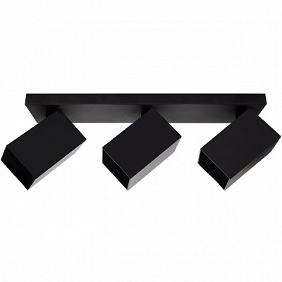 Спот Hopfen 3xGU10 чорний CLN 135-3 BK