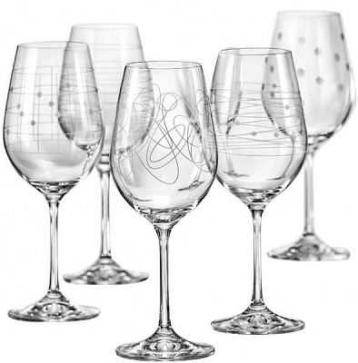 Набор бокалов для вина Elements b40729-379713 450 мл 6 шт. Bohemia 