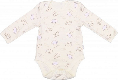 Боди унисекс Bembi БД58а р.74 молочный с рисунком 