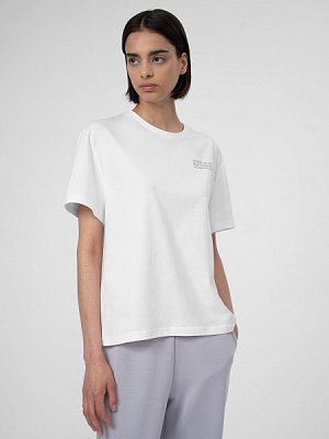 Футболка 4F 4FSS23TTSHF344-10S р.XS білий