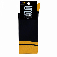 Шкарпетки чоловічі Premier Socks в рубчик р.27 темно-синій