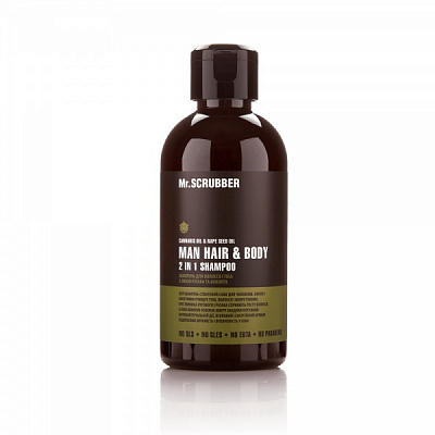 Шампунь 2 в 1 Mr.SCRUBBER Man Hair & Body 2 in 1 250 мл