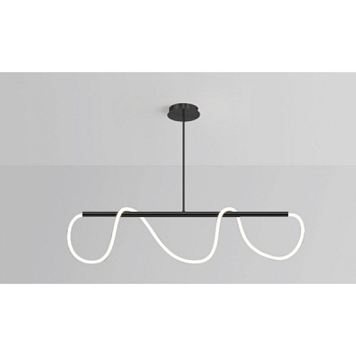 Люстра светодиодная Berger 1x40 Вт черный 7004-PL-40 Black 