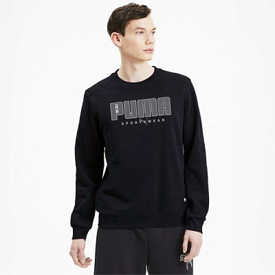 Джемпер Puma ATHLETICS Crew 58345401 р. M черный