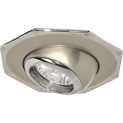 Светильник Feron 305Т G5.3 титан/хром