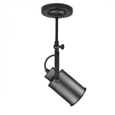 Спот Геотон Арт-1 1x60 Вт E27 черный 48838