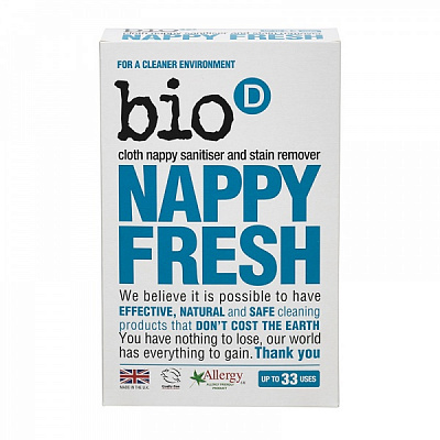 Стиральный порошок для машинной и ручной стирки Bio-D Happy Fresh (для детских вещей) экологический 0,5 кг 