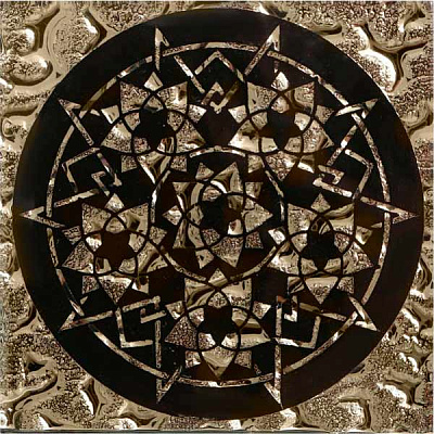 Плитка Grand Kerama Тако Сад золото рифлене 2055 8x8