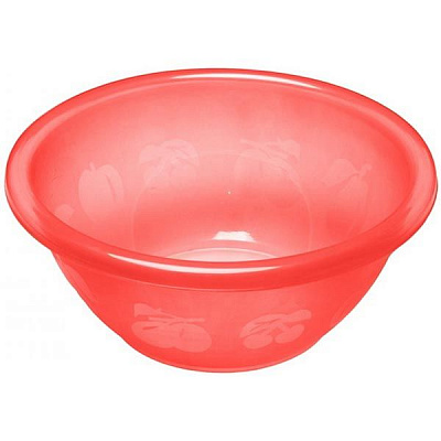 Миска пластиковая Фрукты в ассортименте 6 л