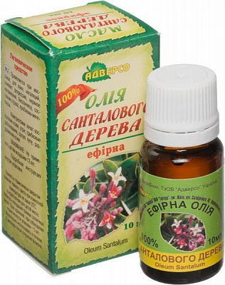 Эфирное масло Адверсо Санталова 10 мл 