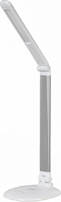 Настільна лампа IEK 7 Вт срібло LDNL0-2010-1-QI-7-K27