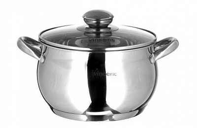 Кастрюля с крышкой Vincent 1,8 л 16 см VC-3168-16 сталь