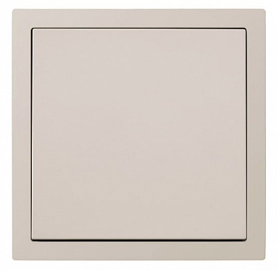 Механизм выключателя одноклавишный HausMark Juna без подсветки песочный/бежевый 7041-1888U2-100QC