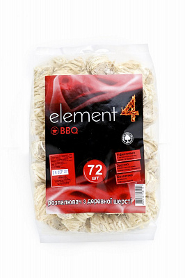 Розпалювач з деревної шерсті Element4 72 шт.