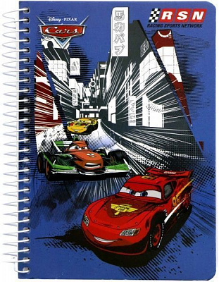 Блокнот Cars В6 120 л. Olli