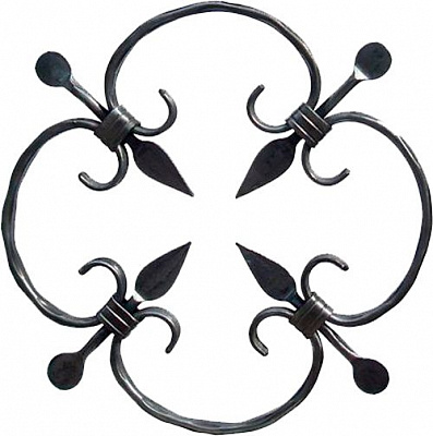Орнамент кованый Виньетка 250x280 мм(20/1)