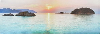 Репродукция город, 828-13 80x28 см 