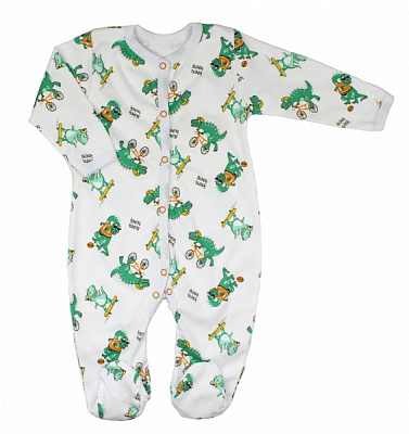 Человечек для мальчика Маленькие люди Дино р.80 белый 