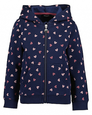 Худи для девочки Blue Seven трикотажное на молнии р.98 ультрамарин 764666 X5564 