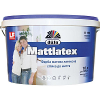 Фарба латексна водоемульсійна Dufa Mattlatex D100 мат білий 2,5л 3,5кг 