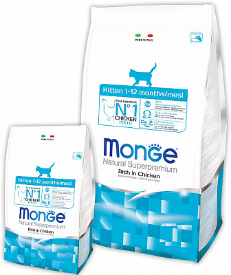 Корм Monge Cat Breeder Kitten Chicken 10 кг