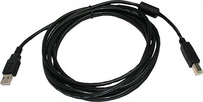 Кабель Cablexpert USB type A – USB type B 1,8 м чорний (CCP-USB2-AMBM-6)