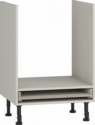 Тумба нижняя Грейд под духовку частичного открытия Q-25 Оптимум 600x870x522 мм фунго
