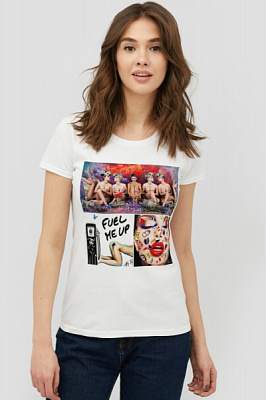 Футболка YAPPI WW1088 р.M білий