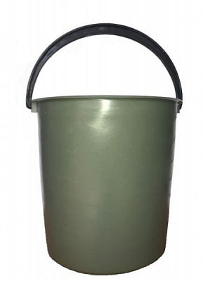 Відро без кришки оливкове 10 л