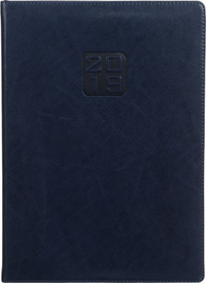 Щоденник 2019 Bravo А4 336 страниц синій Buromax