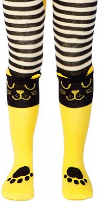 Колготки детские Conte-Kids TIP-TOP 446 17С-60СП р.62-74 черный с желтым 