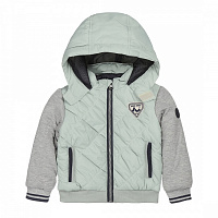 Куртка для мальчиков р.116 серый с зеленым V42825-37 