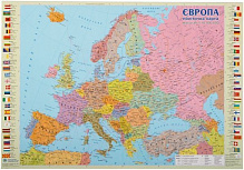 Підкладка для письма Європа політична карта ламінована 65х45 см