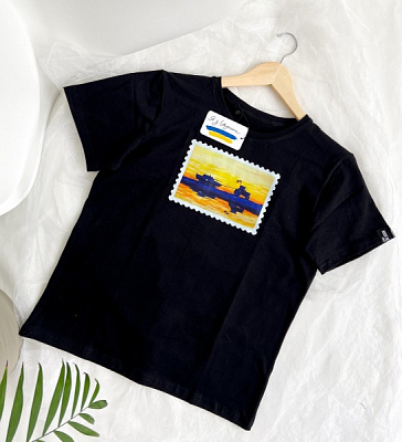 Футболка Марка 2 Трактор р.XL черный