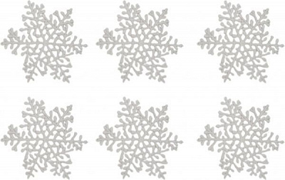 Декорація новорічна Гірлянда із сніжинок 120 см EPI-RS1R330