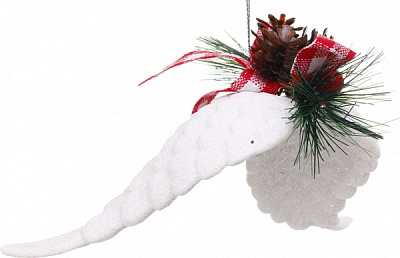 Елочная игрушка крылья 16х11х5 см E09034 16 см 