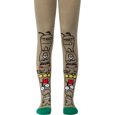 Колготки дитячі Conte-Kids CK SOF-TIKI 7С-38СП 529 р.80-86 гірчичний