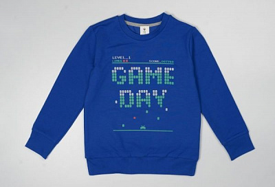 Джемпер унисекс Роза 190136 р.110 ярко-синий 