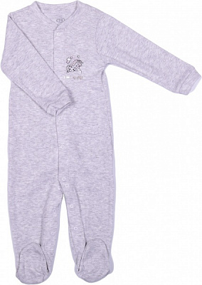 Человечек для девочки ясельный 382-1020 р.80 серый 