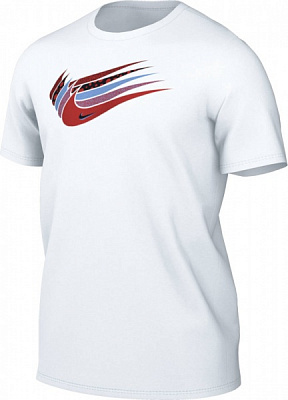 Футболка Nike M NSW 12 MO SWOOSH TEE DN5243-100 р.L білий