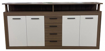 Комод Kartissa Luna XXL 1900x950x320 мм орех франклин табачный/кашемир