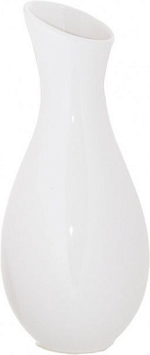 Ваза керамическая белая 9х20 см CN 101-20 W Eterna