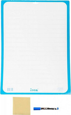 Доска для надписей iTEM А2 картонная с маркером и салфеткой 070202M 