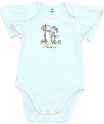 Боді для дівчинки Minikin р.68 білий із малюнком 22040368