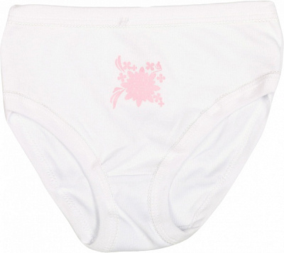 Трусики-слипы для девочек KOSTA 7079-1 р.72 белый с принтом 