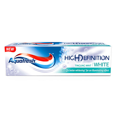 Зубная паста Aquafresh High Definition White Морозная мята 75 мл